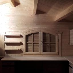 Dom drewniany letniskowy wnętrze Adex | Grupa 