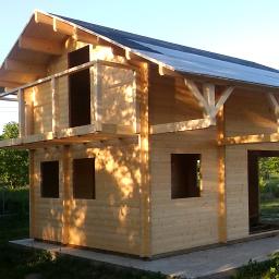 Montaż domu z drewna Adex | Grupa
