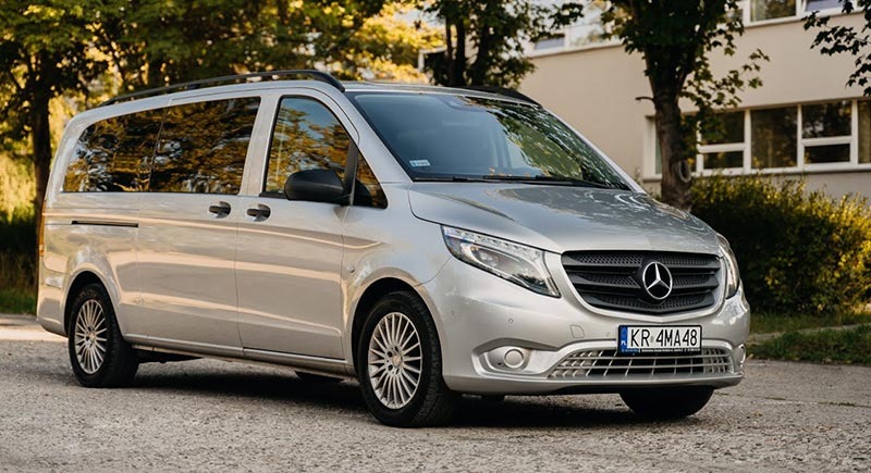 Mercedes Vito, 8 miejsc, dwustrefowa klimatyzacja