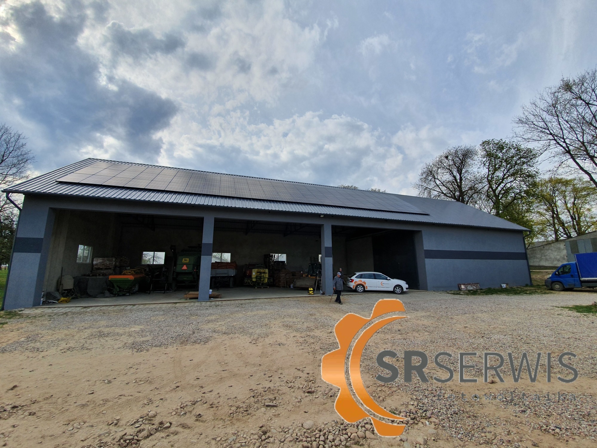 Instalacja na budynku gospodarczym o mocy 24 kWp - Rzepiska