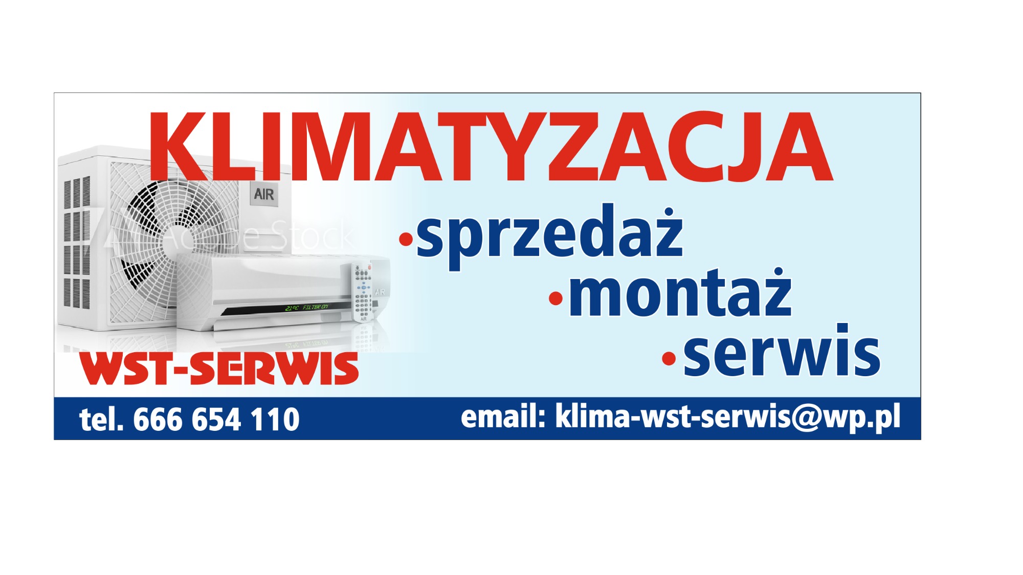 Firma zajmuje się sprzedażom- montażem klimatyzacji zadrzwon