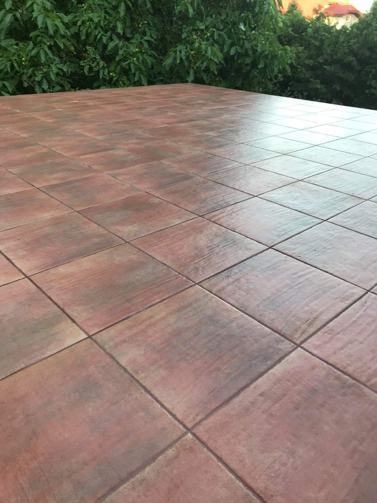 Tarasy z czyszczeniem na polysk