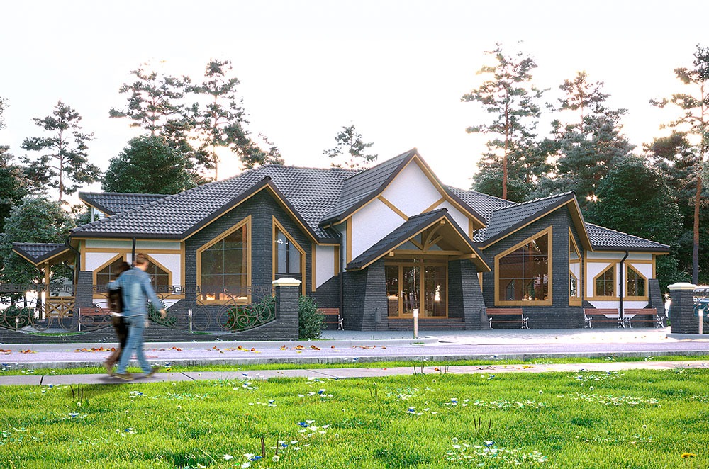 400m2 restauracji i sali bankietowej - to też jest technologia SIP, w której budujemy.