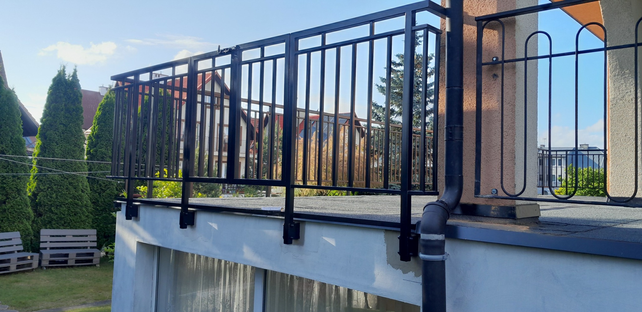 Stal czarna malowana proszkowo czarny mat