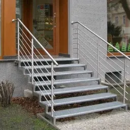 Nierdzewna barierka schodowa