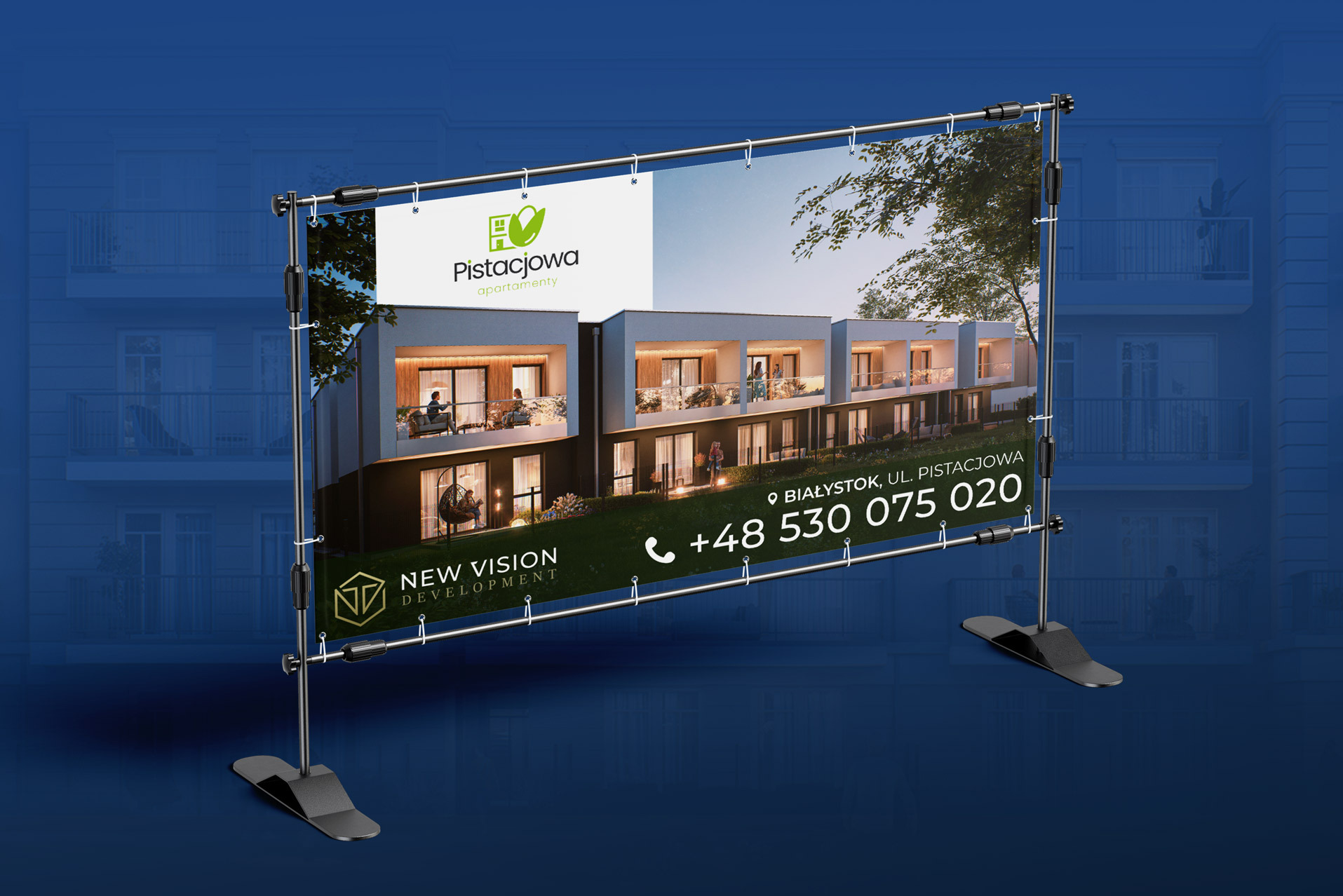 Bannery na ogrodzenie budowy