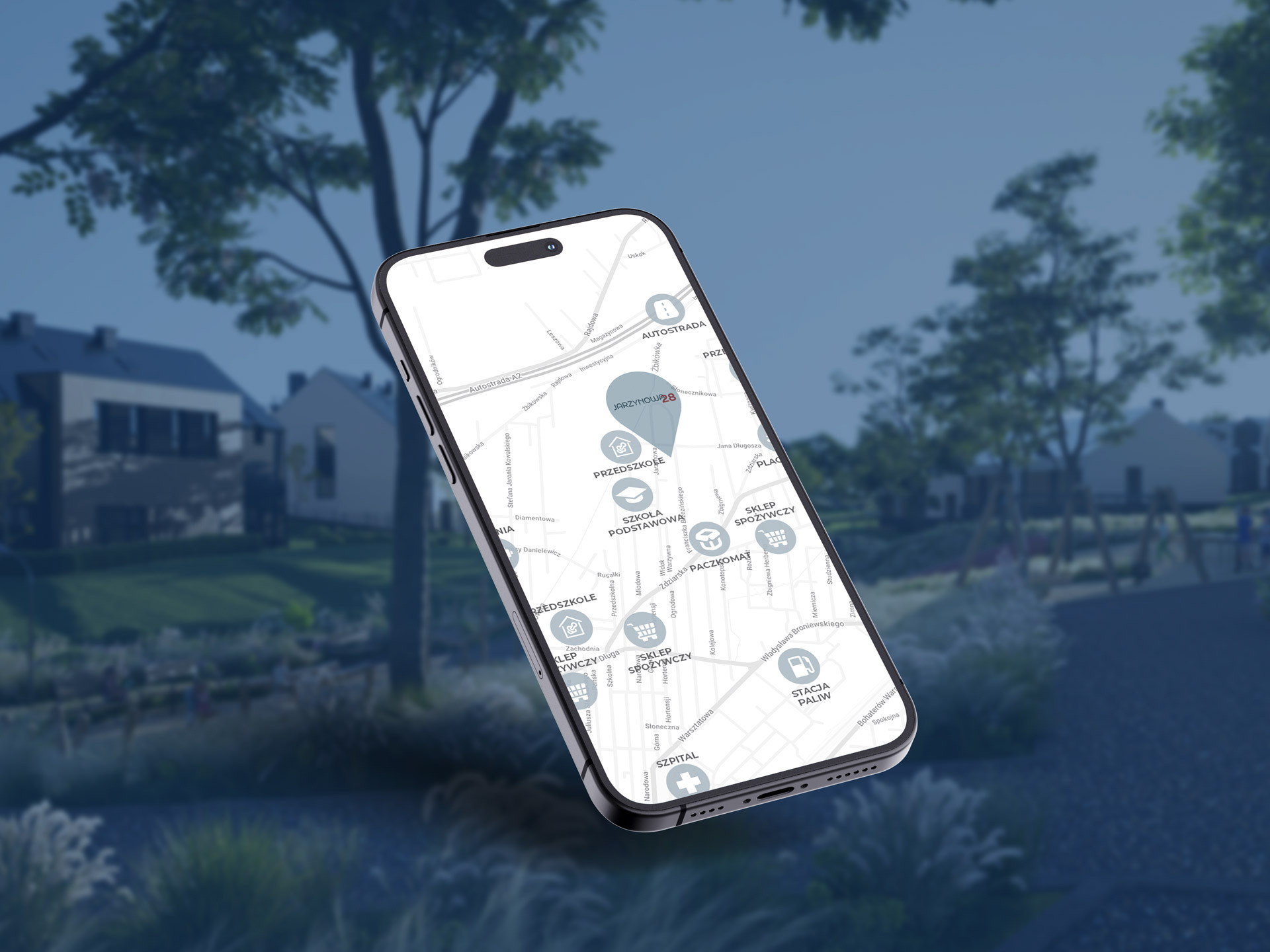 Mapy graficzne inwestycji