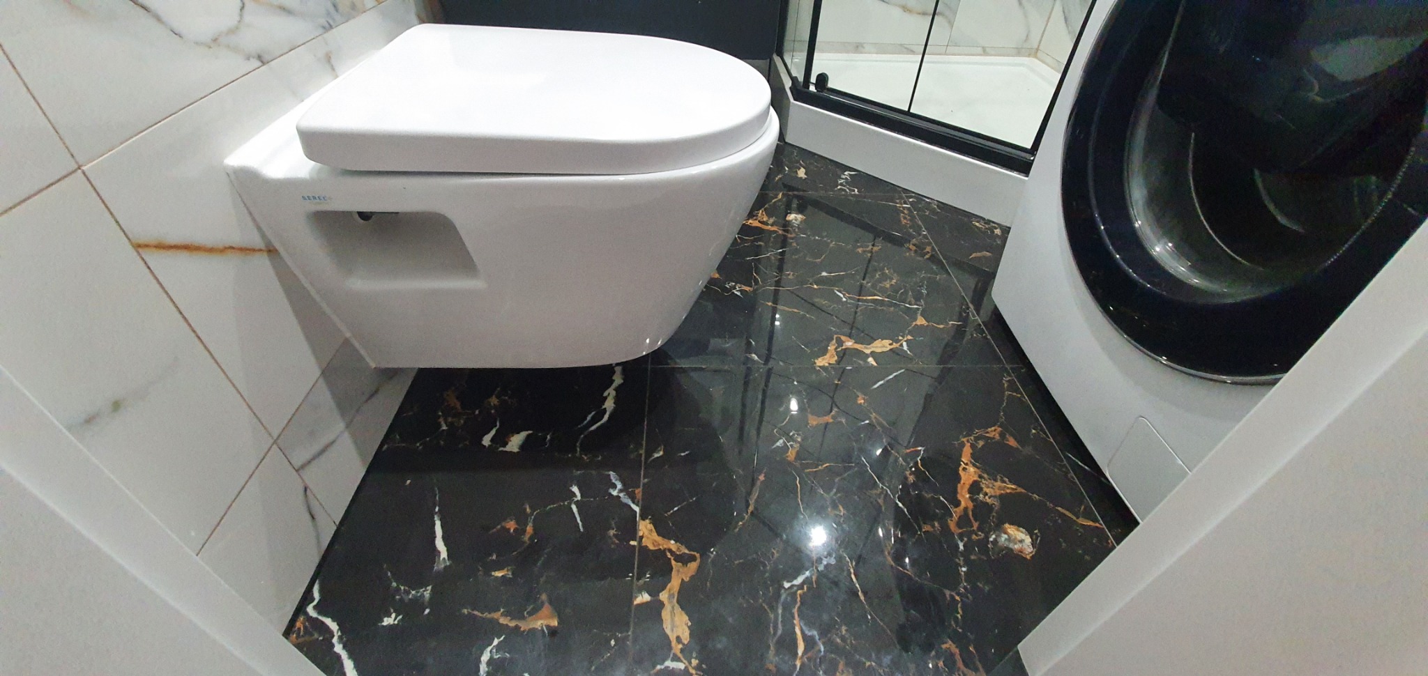 bialy montaz /Glazura