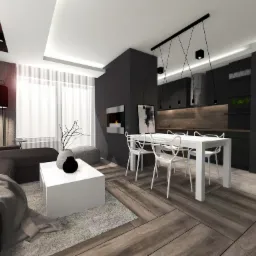 Projekt wnętrza mieszkania w Opolu