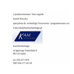 KamTechnologia - Usługi Programistyczne Sadki