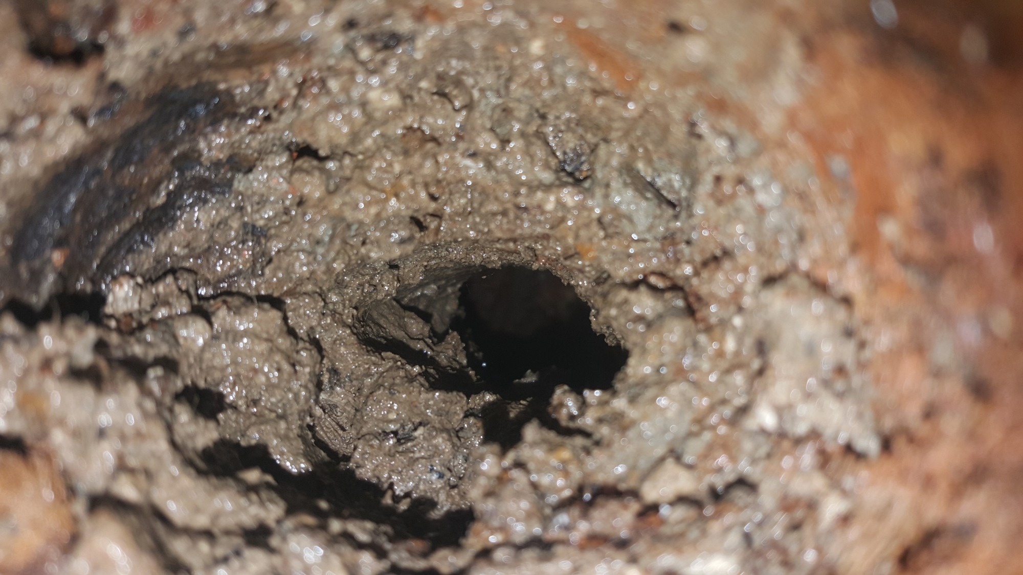 niedrożna instalacja