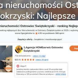 Dziękujmy naszym klientom za współpracę w 2025 roku i wybór naszej agencji HOMEserwis jako agencji nr 1 w Ostrowcu Świętokrzyskim. 
