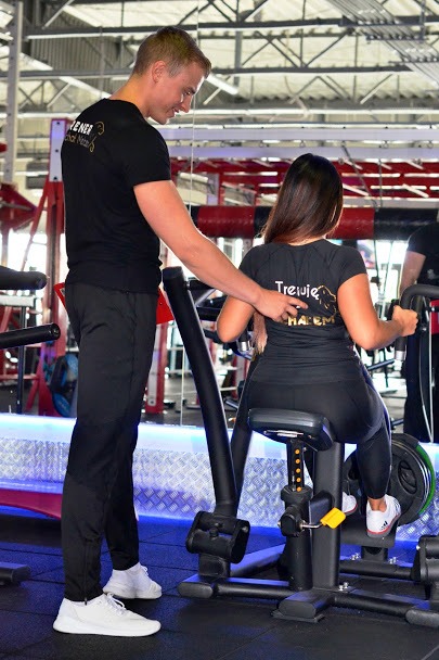 Trening z podopieczną Anką przed startami w Trójboju siłowym