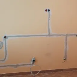 Nowa instalacja w nowej kuchni.