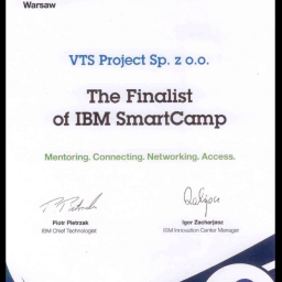Nagroda dla naszego projektu VTS - zdalnej aplikacji do rozliczania czasu pracy kierowców
