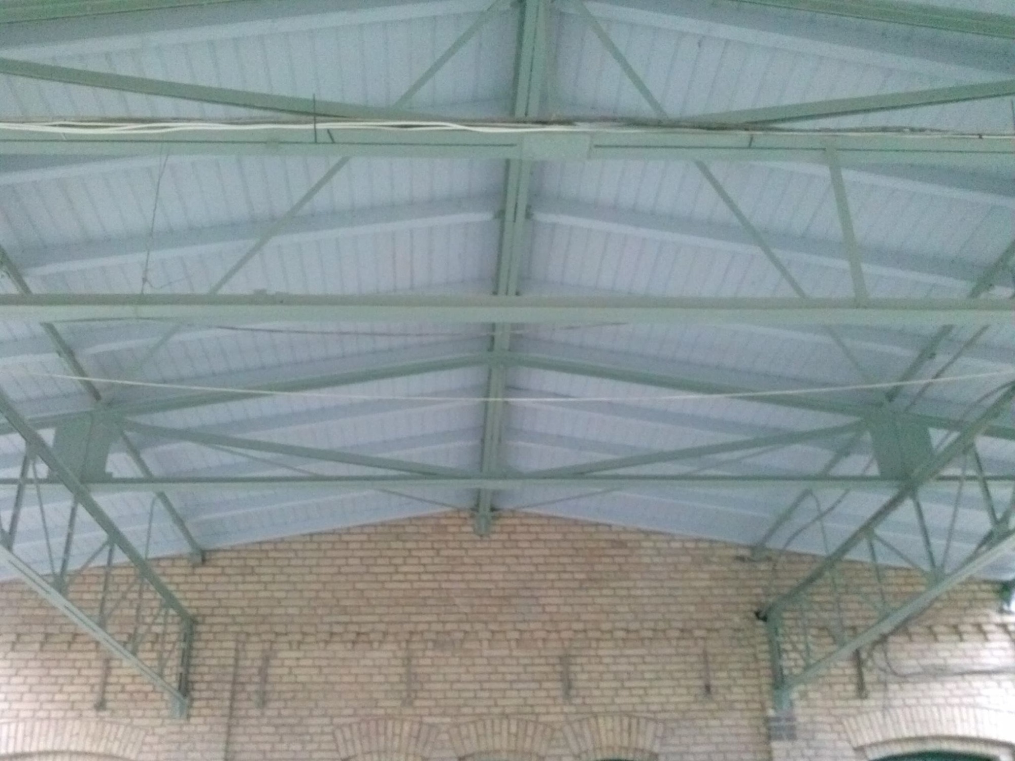 Deski pokrycia wiat peronowych PKP Toruń Główny