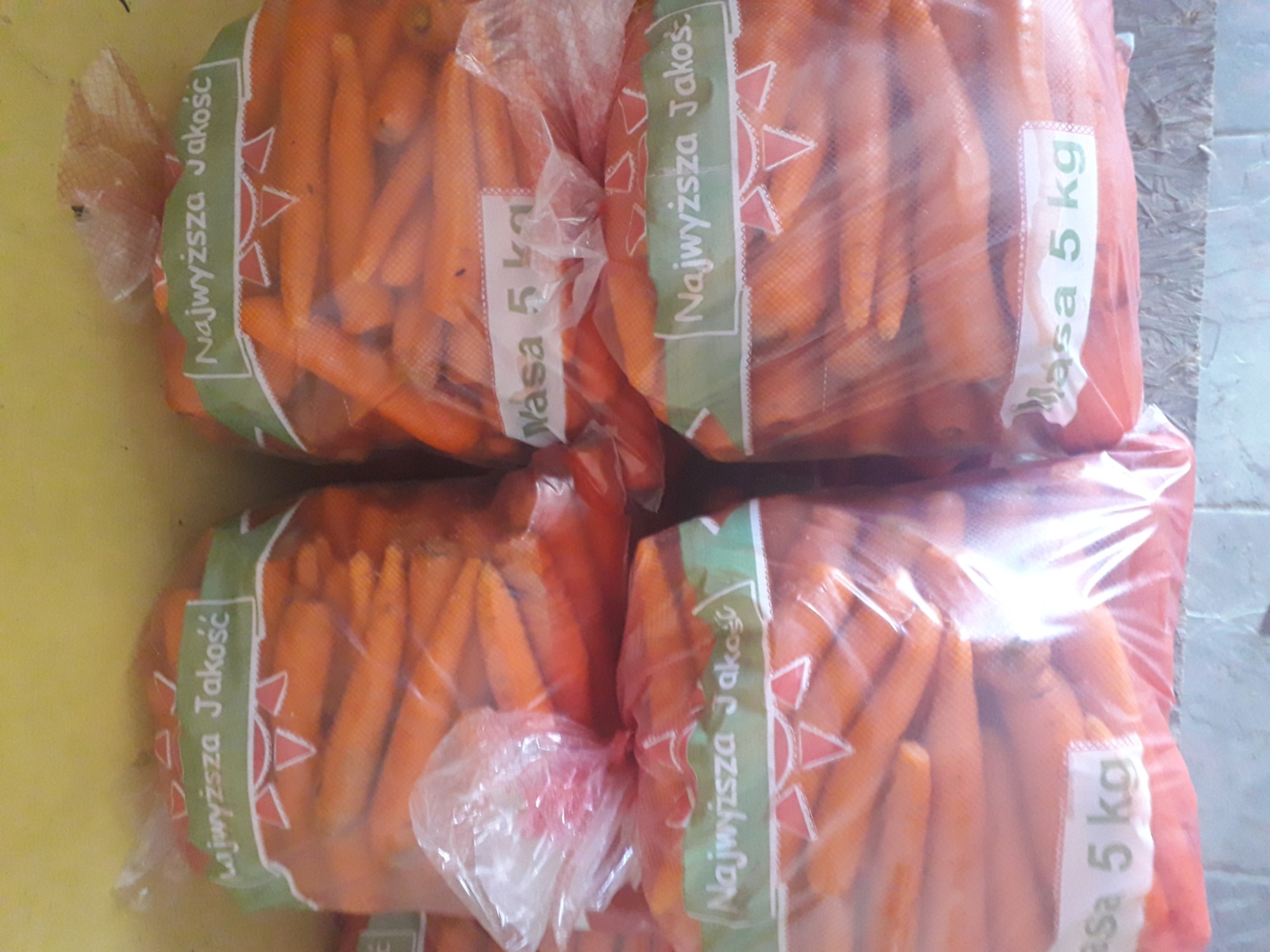 Marchewka I kl. - pakowana pi 5 kg