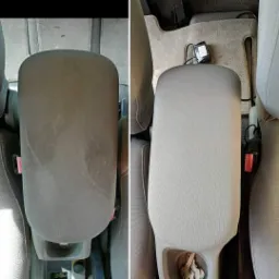 Usuwanie trudnych zabrudzeń (auto firmowe w warsztacie samochodowym)