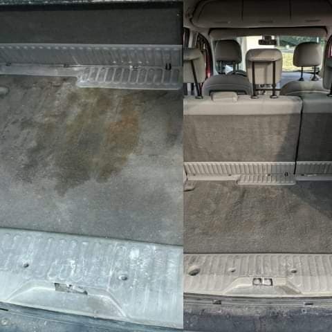 Usuwanie trudnych plam (oleje i smary samochodowe, auto firmowe w warsztacie samochodowym)