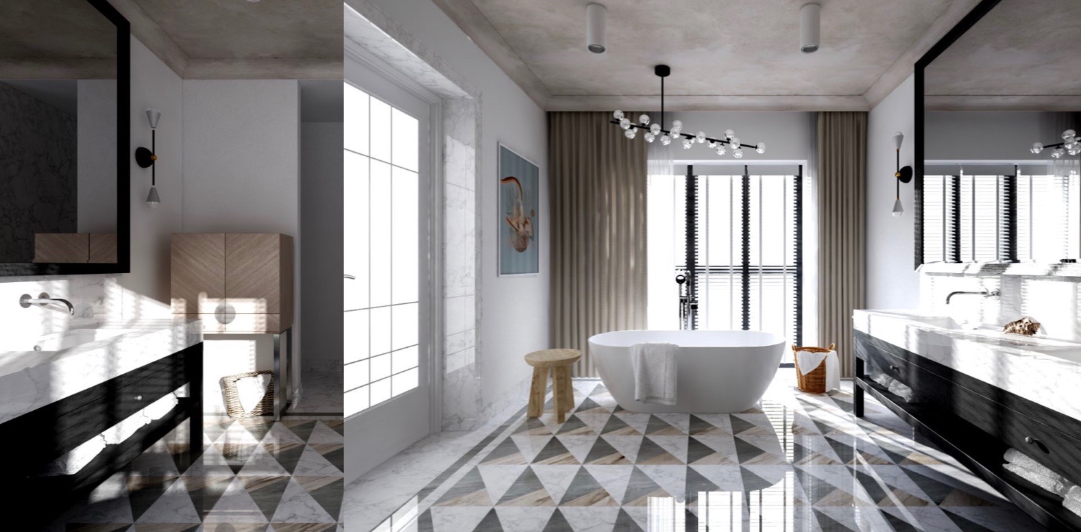 Ostatni projekt łazienki.