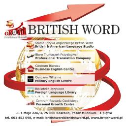 Studio Języka Angielskiego British Word - Szkoła językowa Koszalin
