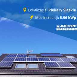Fotowoltaika Marwent 
Lokalizacja: Piekary Śląskie
Moc: 5,96 kWp