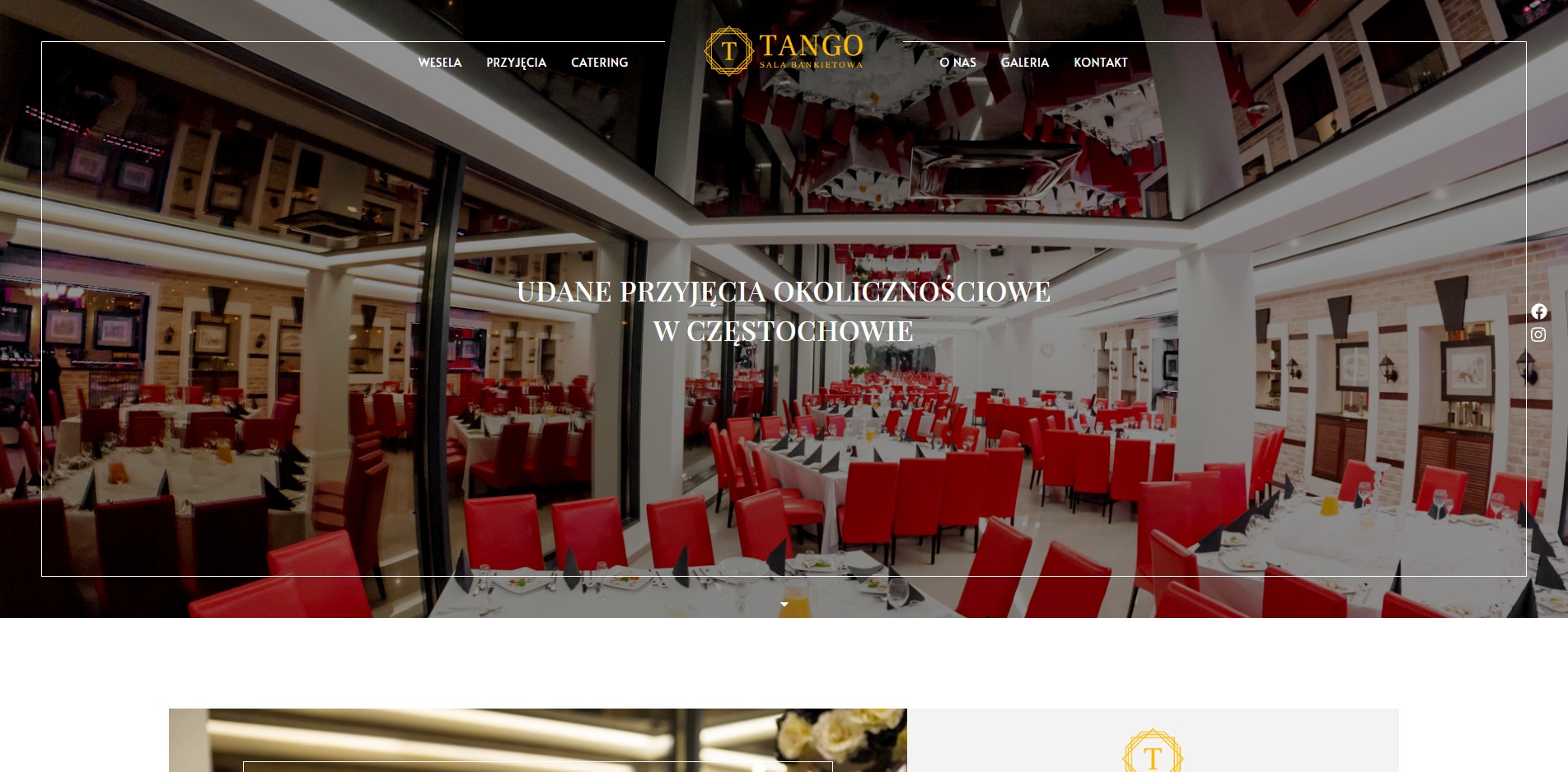 Strona główna sali weselnej