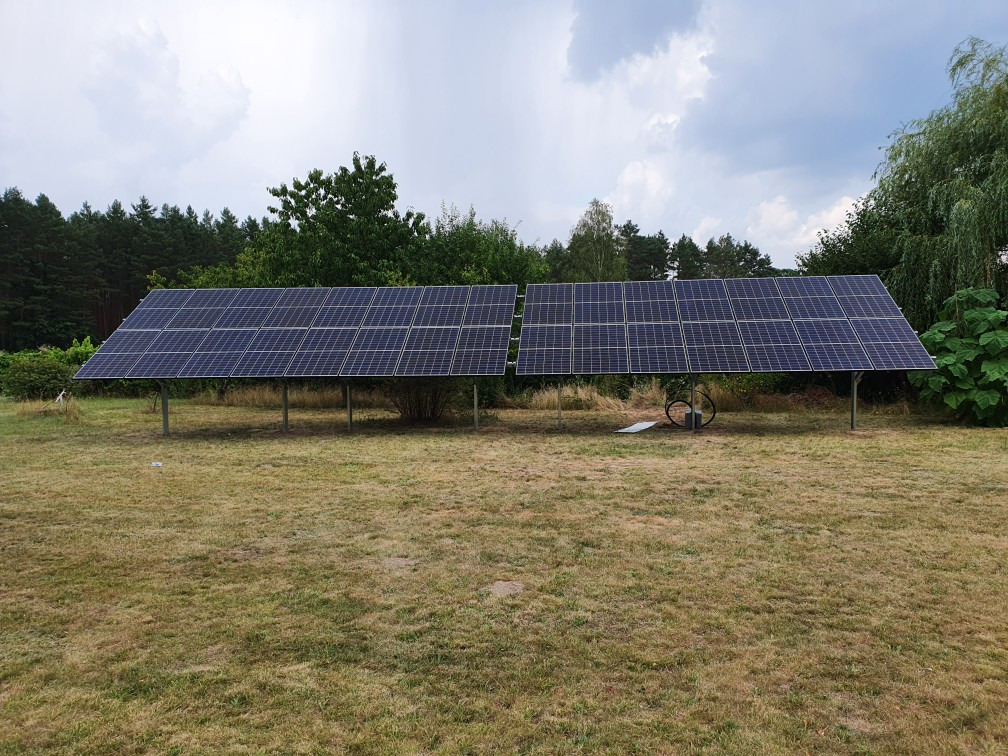 instalacja 10kw,naziemna,panele reisen -Rudna