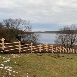 Mulczowanie działki, równanie działki, montaż ogrodzenia i bramy