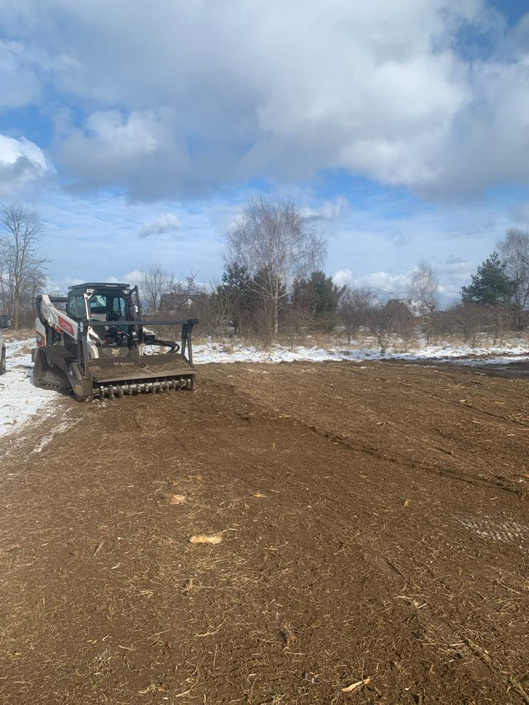 Przygotowanie działki pod budowę usunięcie samosiejek, krzaków