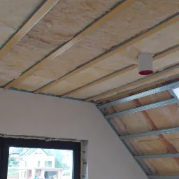 Ocieplenie poddasza wraz z konstrukcja przygotowana pod zabudowę