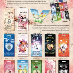 Ulotka zaprojekowana dla dużej niemieckiej hurtowni biżuterii promująca nową kolekcję 'Cartabijoux'.