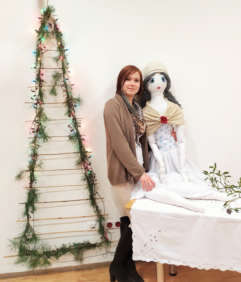 Dwumetrowe lalki w typie tildy