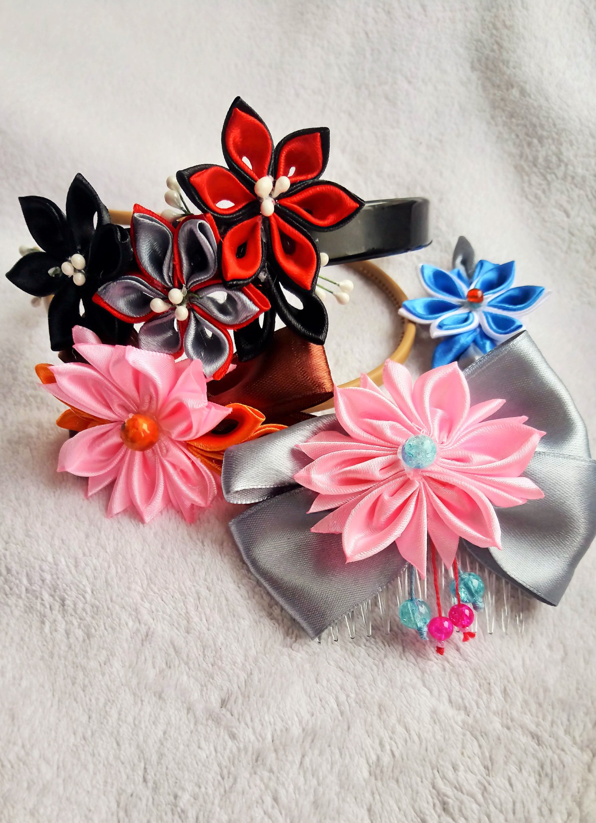 Kanzashi opaski i dodatki