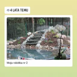 Kaskada z oczkiem wodnym