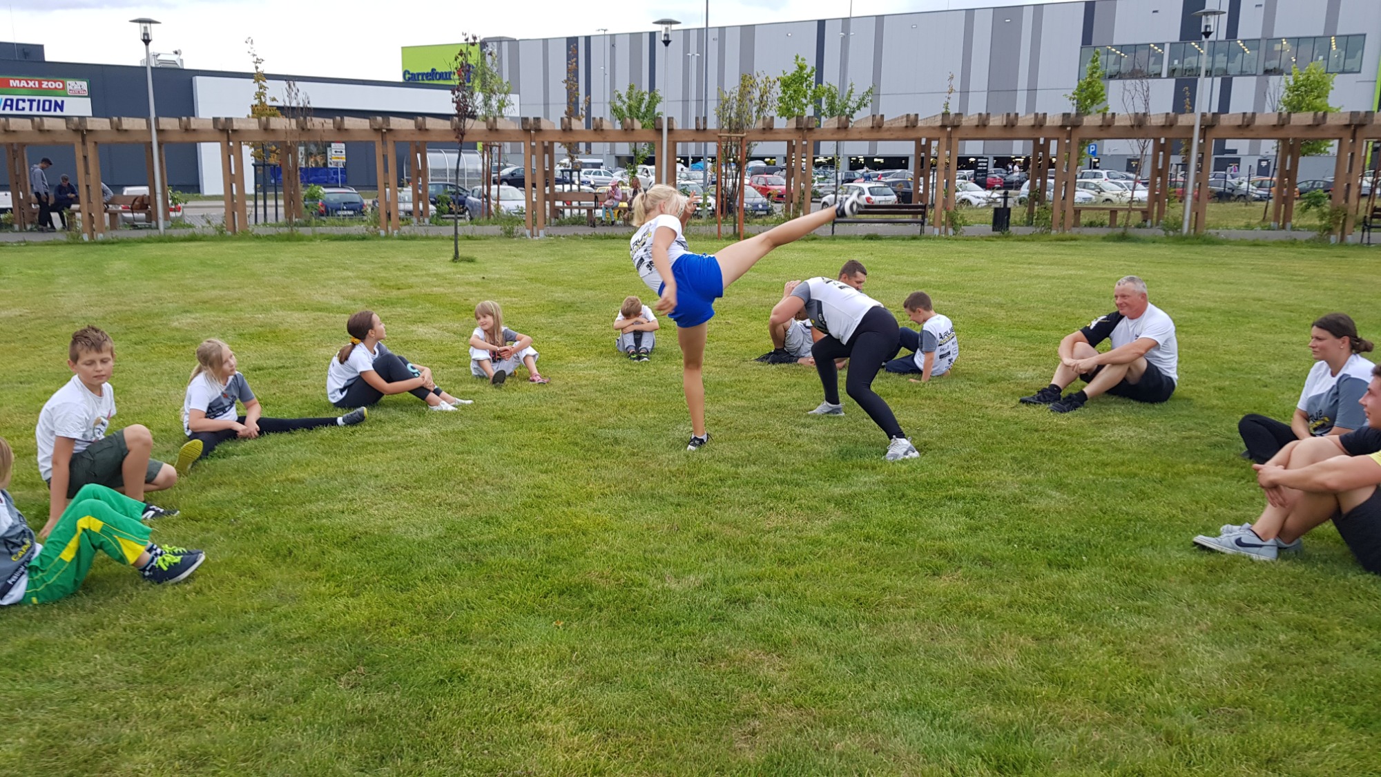 Treningi w plenerze.