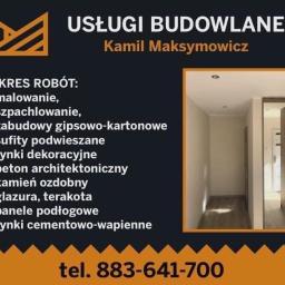 Usługi Budowlane Kamil Maksymowicz - Sufit Napinany w Salonie Białystok