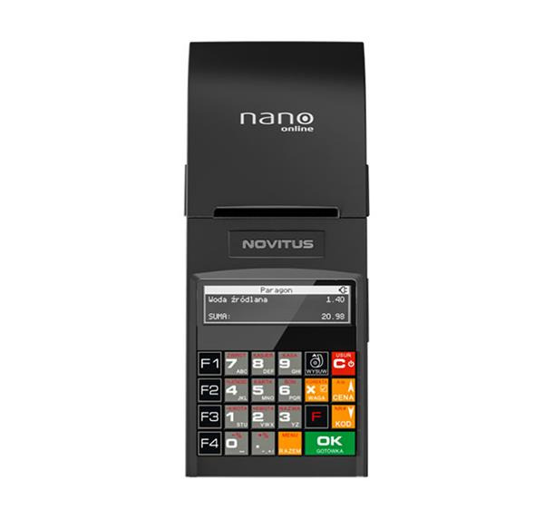 Kasa fiskalna NANO Online Novitus dostępna w naszej ofercie.