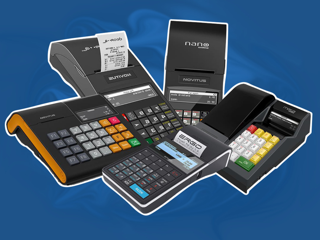 Kasy fiskalne, które sprzedajemy.