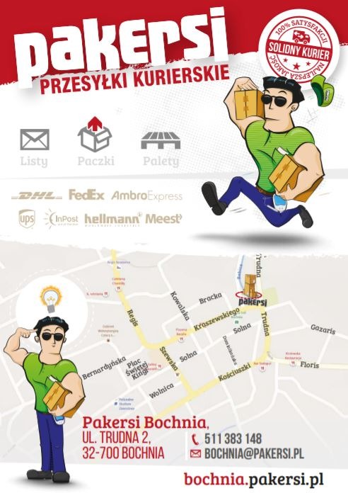 Lokalizacja Pakersów w Bochni