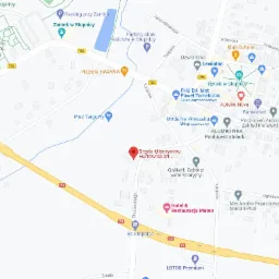 Mapa Stopnicy z zaznaczoną lokalizacją hurtowni artykułów artystycznych Segda Mieczysław.
