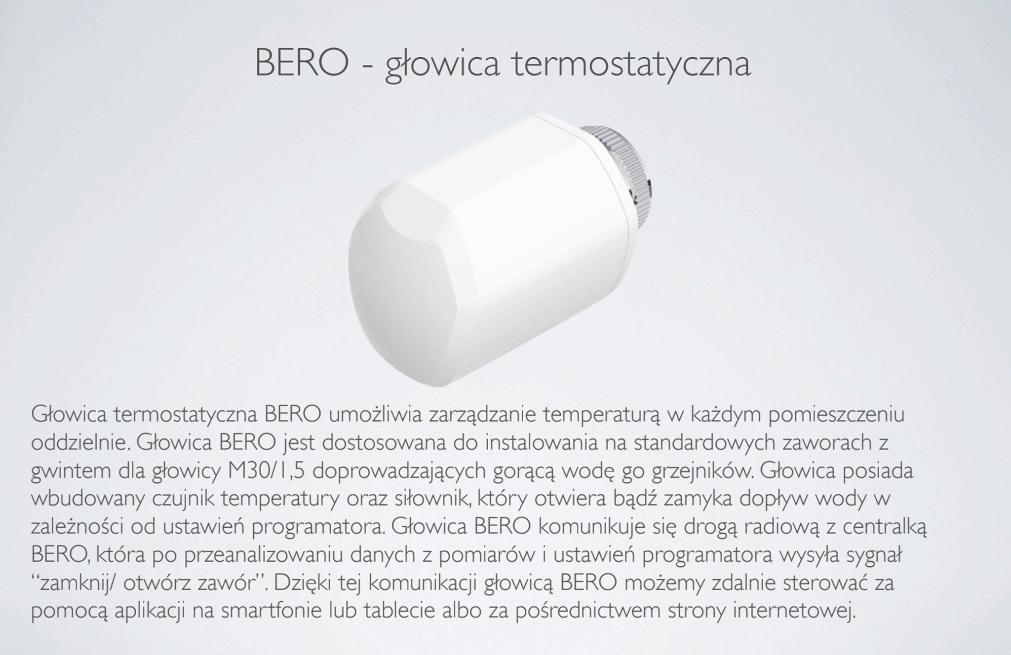 Głowica termostatyczna