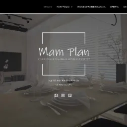 Strona studia architektonicznego z Brzegu. Strona zawiera galerię, ofertę oraz formularz kontaktowy.