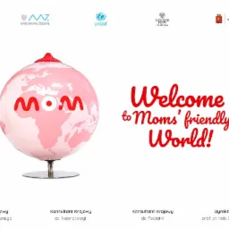 Strona internetowa fundacji zajmującej się promocją specjalnego fotela do karmienia piersią w miejscach publicznych.