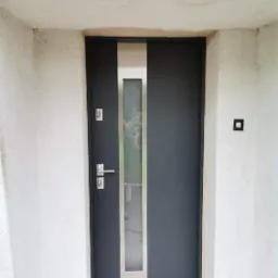 Delta Special 68S, przeszklenie Gładkie Pasek Plus Inox, klamka Tamara'2 Inox