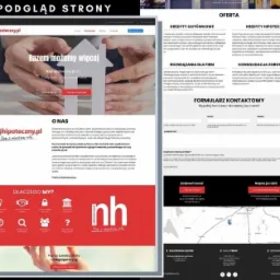 Strona internetowa firmy ,,Najhipoteczny'