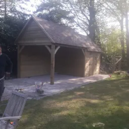 Domek ogrodowy z altana zakonczenie projektu