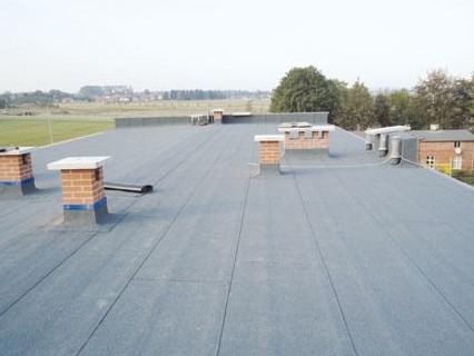 Położona papa termozgrzewalna