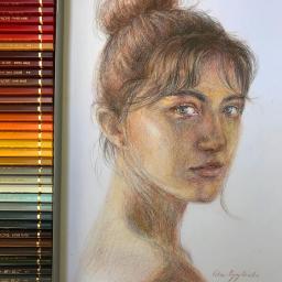 portret, rysunek