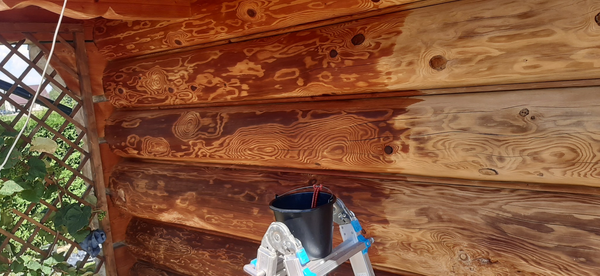 Olejowanie po uprzednim wyczyszczeniu i zabezpieczeniu środkami ochronnymi